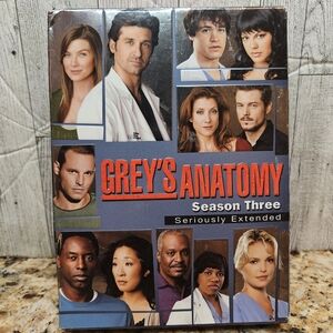 Grey's Anatomy Season Three DVD Set Seriously Extended ABC 7-Disc Set Season 3